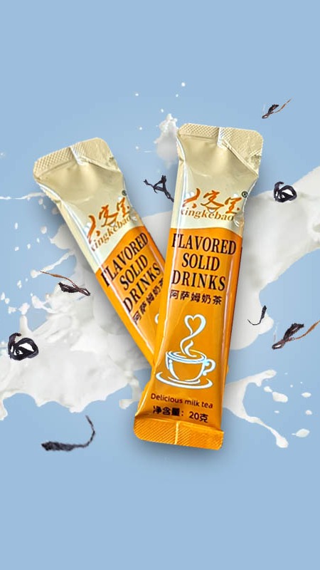 纯正的阿萨姆奶茶粉,泡出来的奶茶超好喝