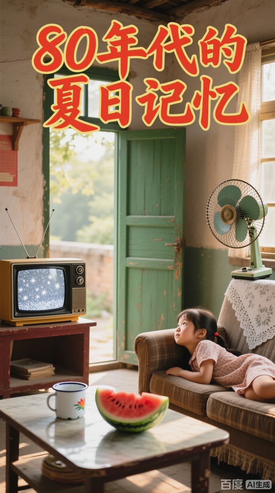 80年代农村客厅的温馨时光