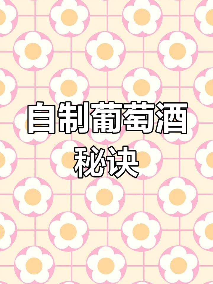没想到自制葡萄酒这么容易,两天就能享用,香甜不涩超好喝!