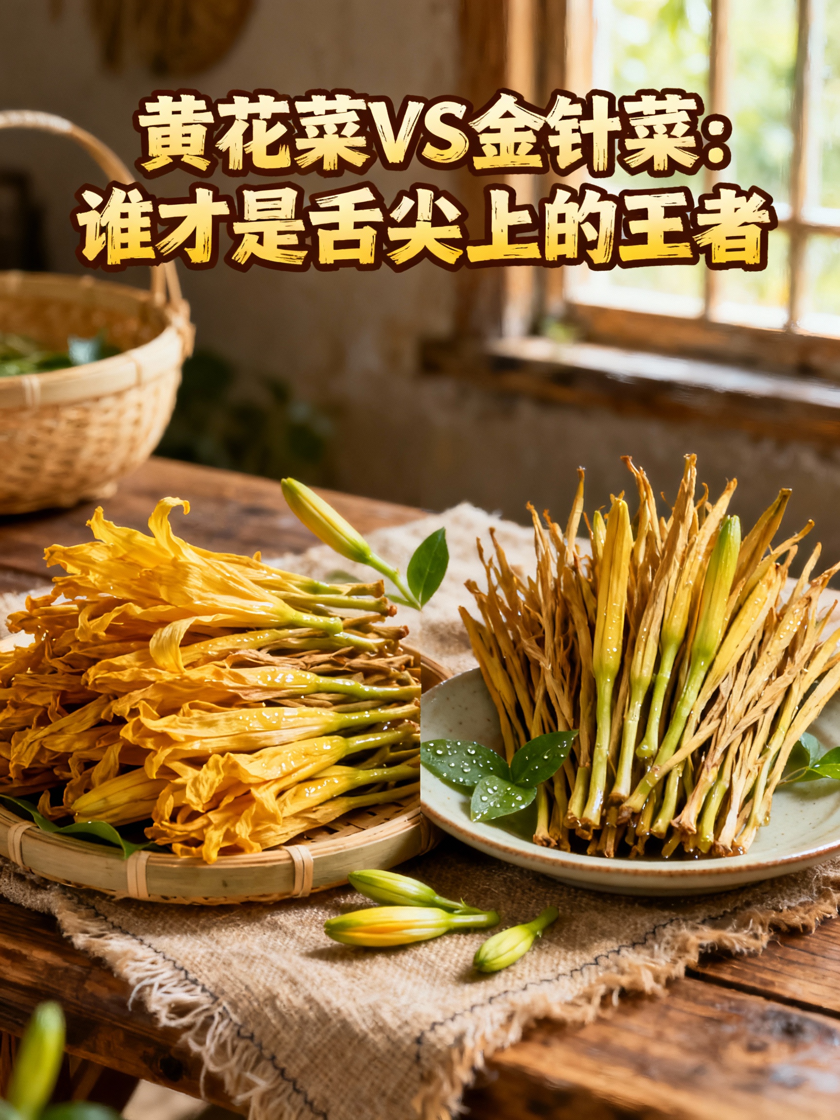 黄花菜VS金针菜：谁才是舌尖上的王者