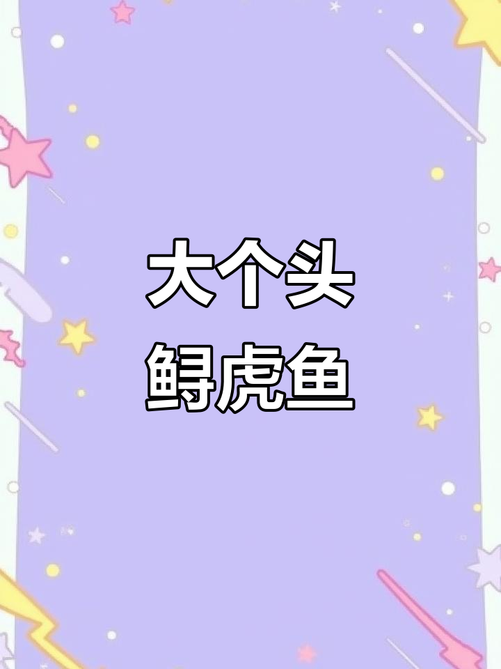 鲟虎鱼大个头，三四两左右超值美味