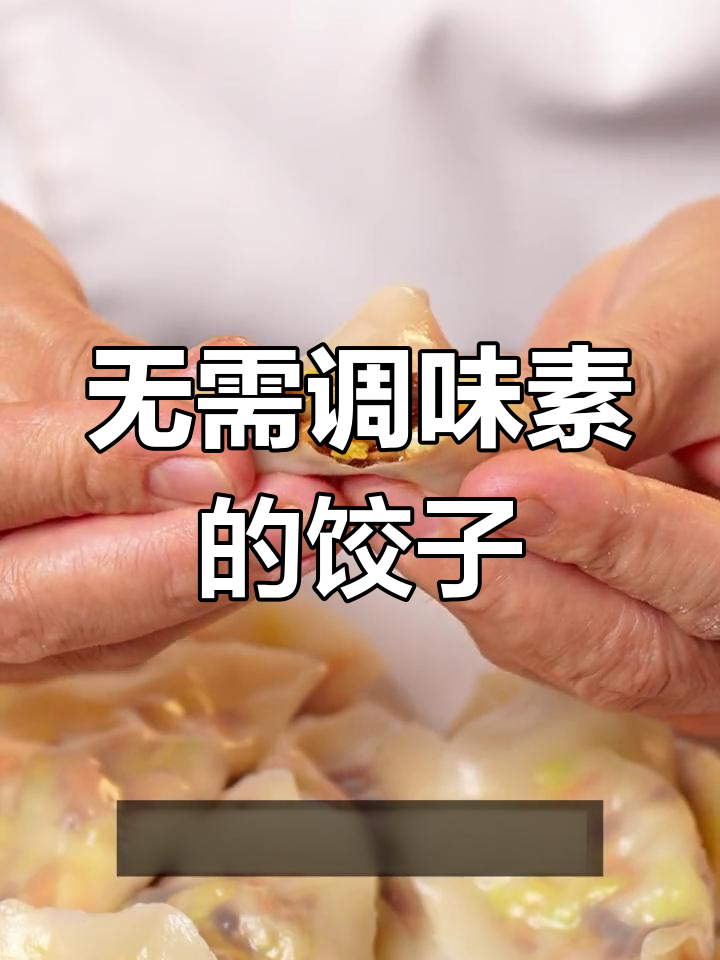 30年研发的素饺子馅,香浓美味无需调料