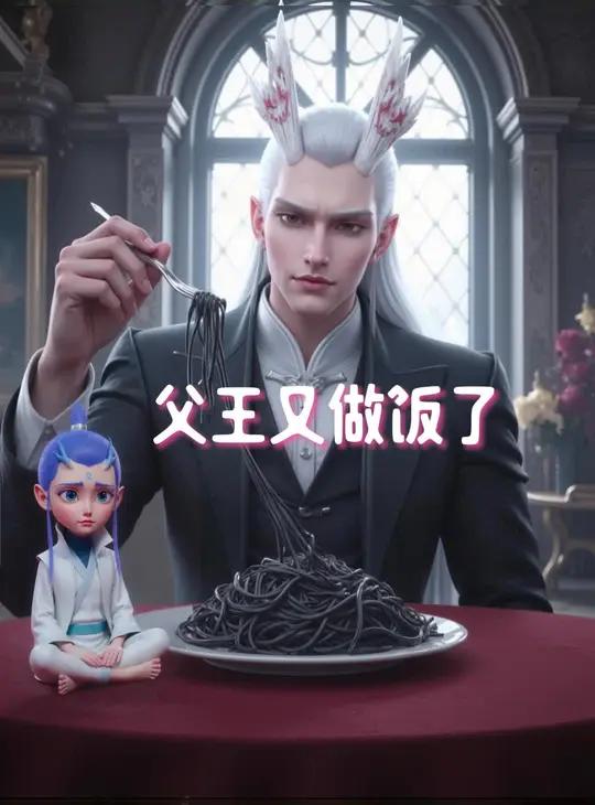 敖光又下厨了,敖丙有口福了敖光哪吒2之魔童闹海敖丙藕饼cp