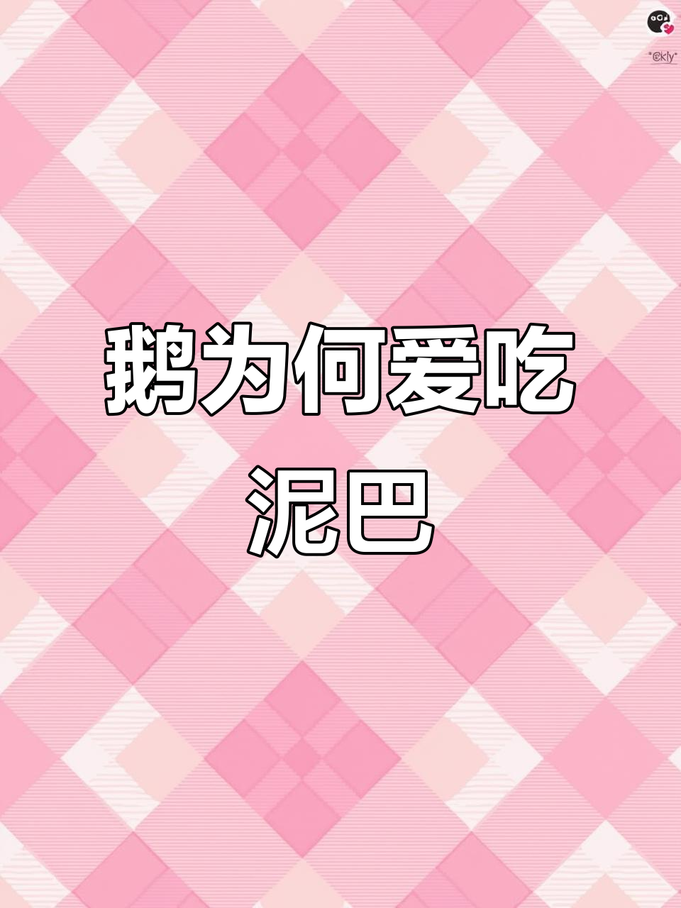 鹅吃泥巴的秘密：为了消化和补充营养