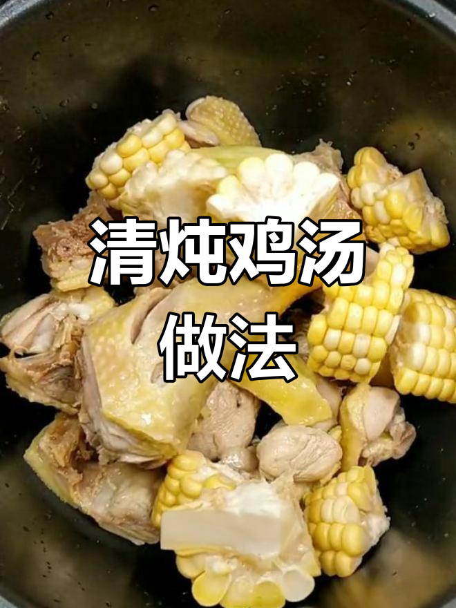 营养满满的清炖鸡汤,滋补又美味