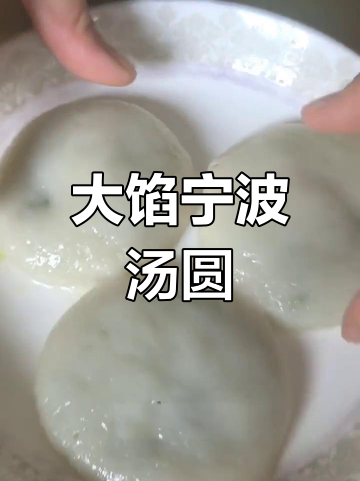 超大菜肉汤圆,满足你的味蕾