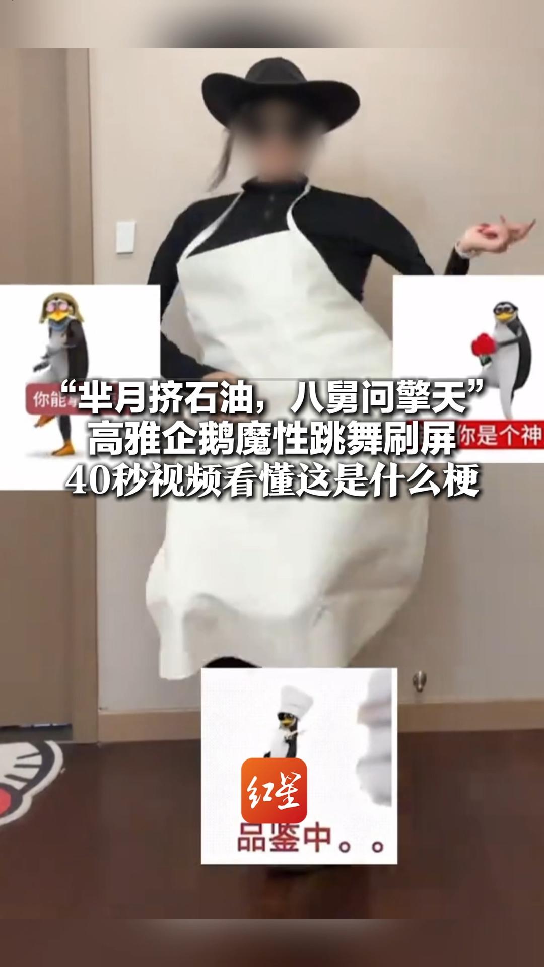 “芈月挤石油,八舅问擎天”高雅企鹅魔性跳舞刷屏 40秒视频看懂这是什么梗