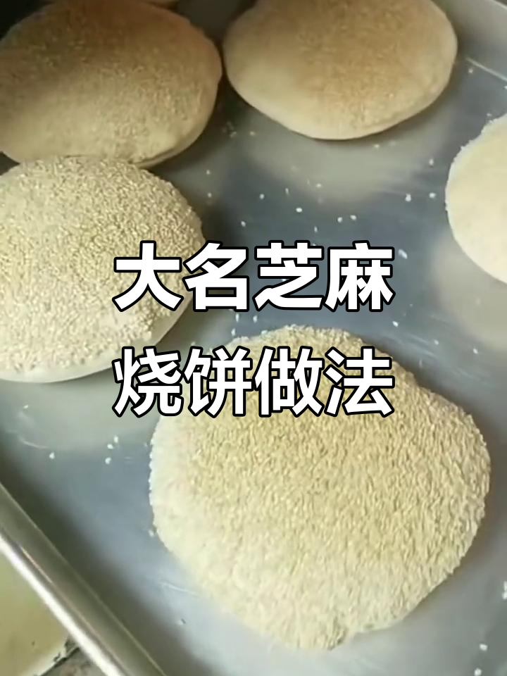 想学大名芝麻烧饼?详细教程来啦!