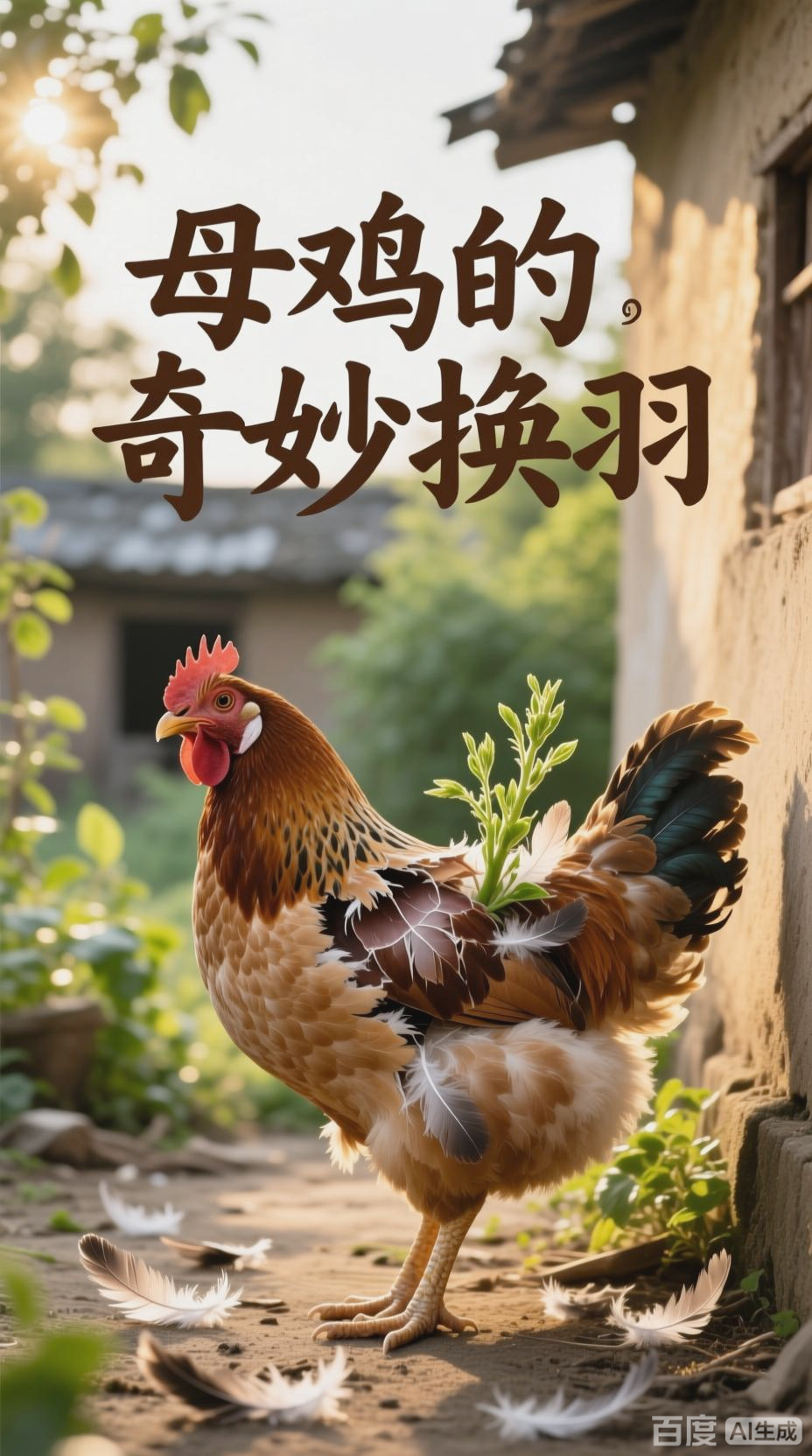 母鸡掉毛的奇妙观察