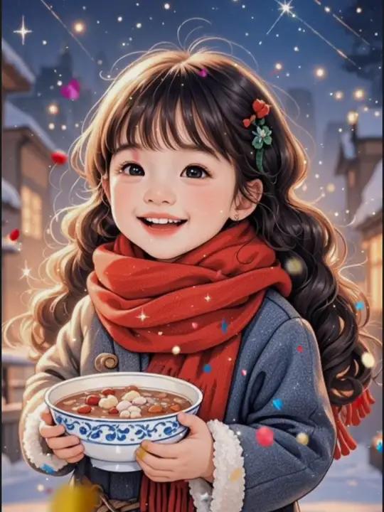 “今天就是腊八节了,过了腊八就是年,一粥一饭一团圆,无论你身在何方,记得要喝一碗腊八粥,它