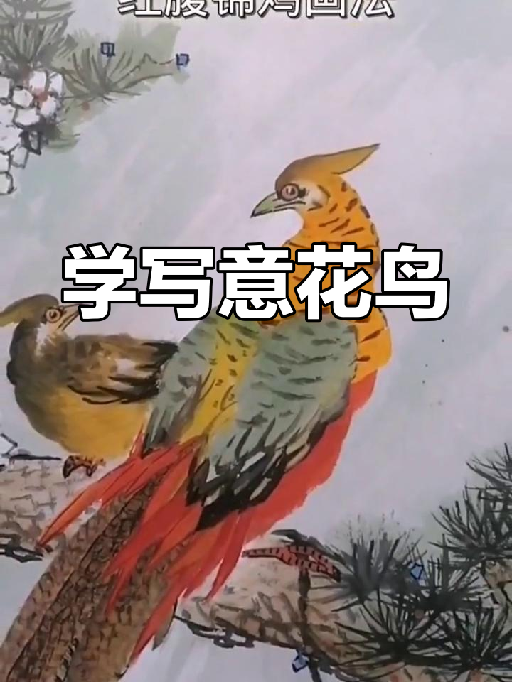 一起学写意花鸟画，感受中国画的魅力