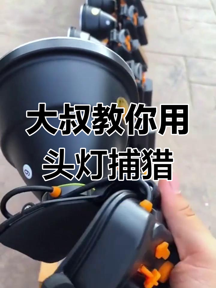 农村大叔教你用头灯抓野鸡,轻松捕获猎物超强防水设计