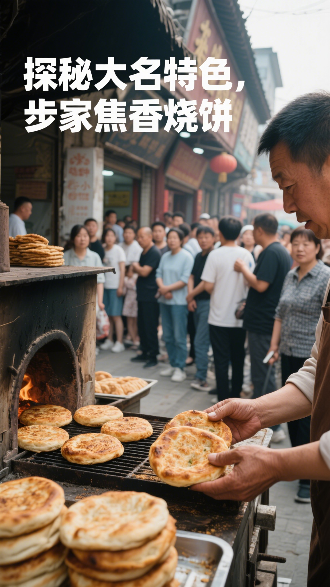 探秘大名特色,步家焦香烧饼