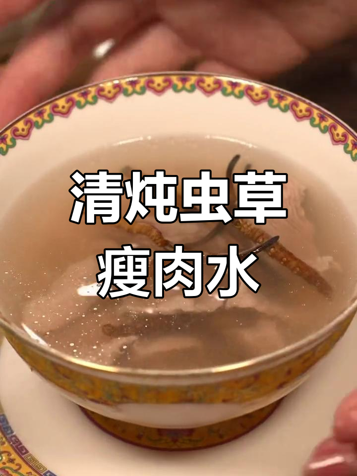 简单清炖虫草瘦肉汤,滋补又实用