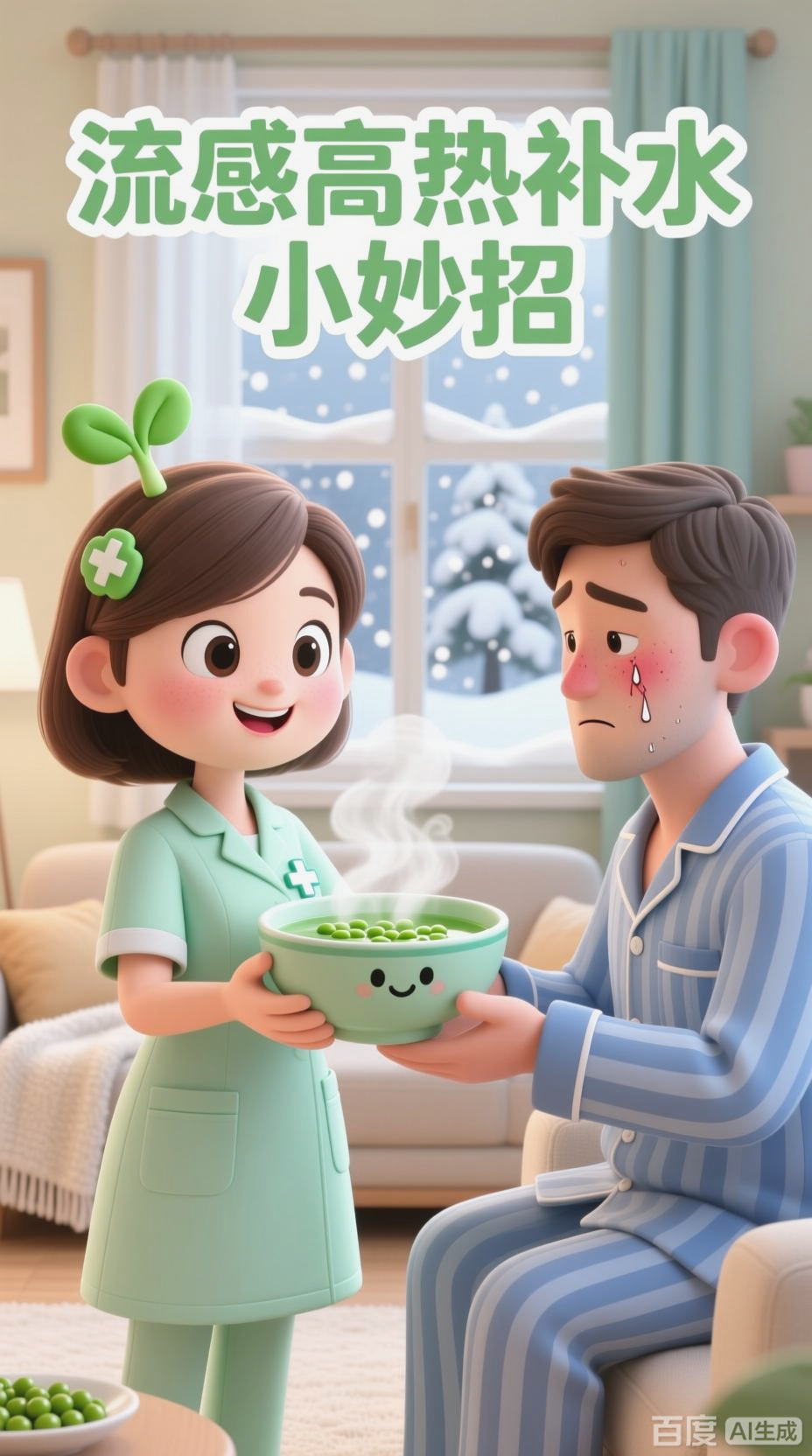 绿豆汤清热解渴,流感补水好帮手