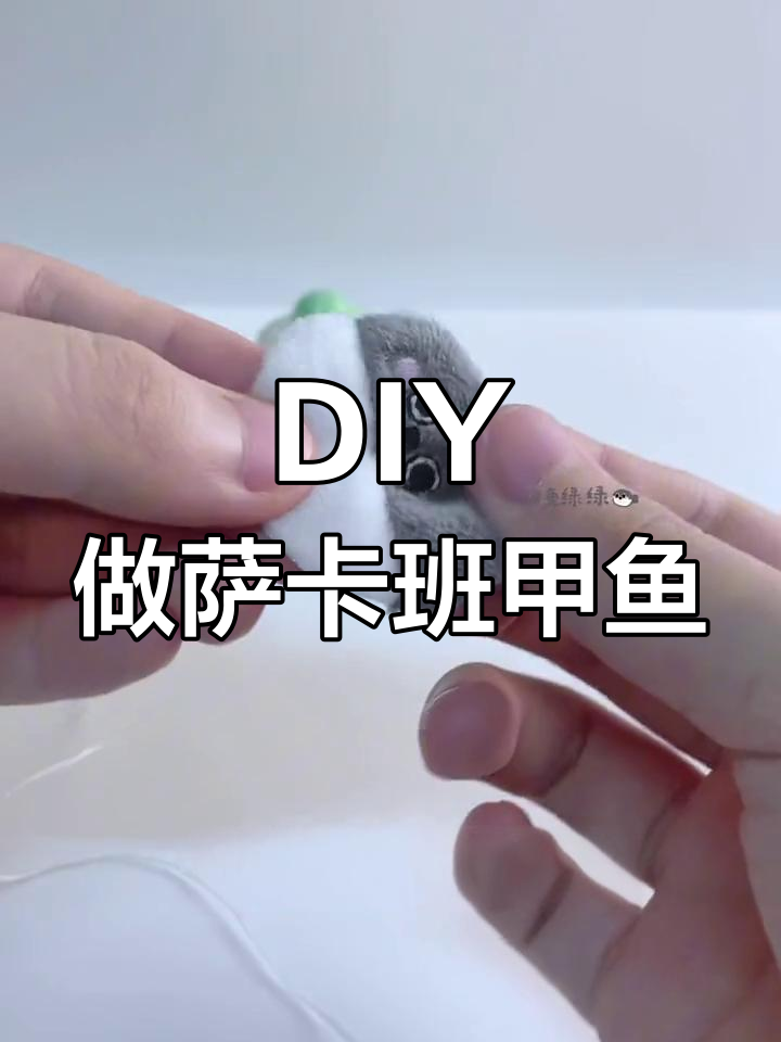手工DIY制作萨卡班甲鱼教程