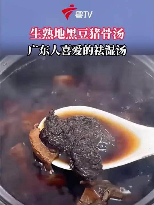 广东人喜爱的祛湿汤,生熟地黑豆猪骨汤