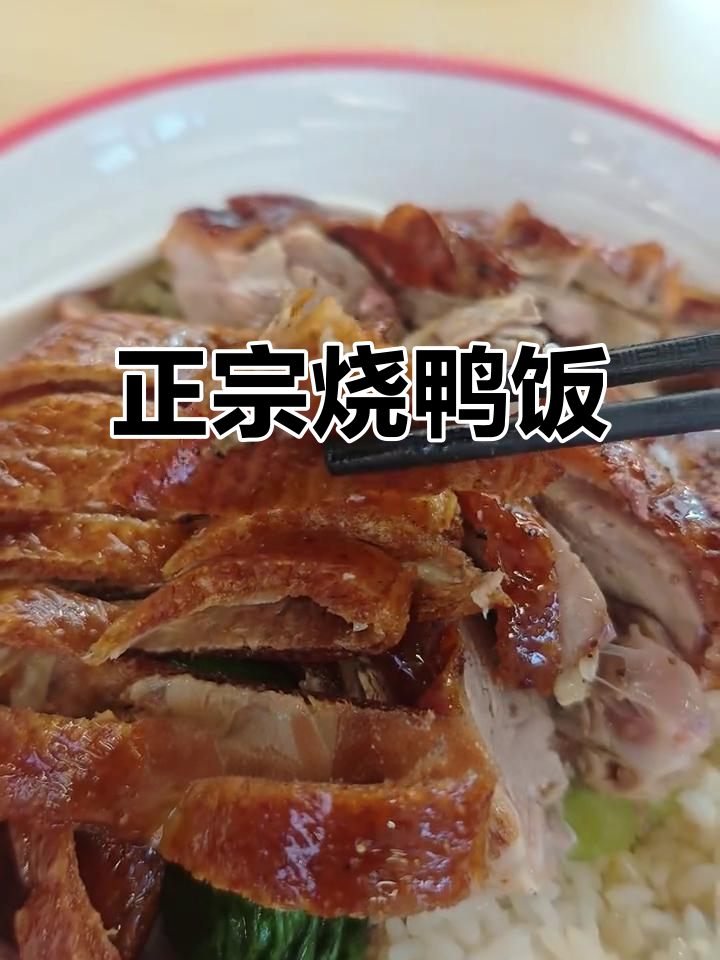 广州烧鸭饭,鲜嫩多汁让人停不下来!