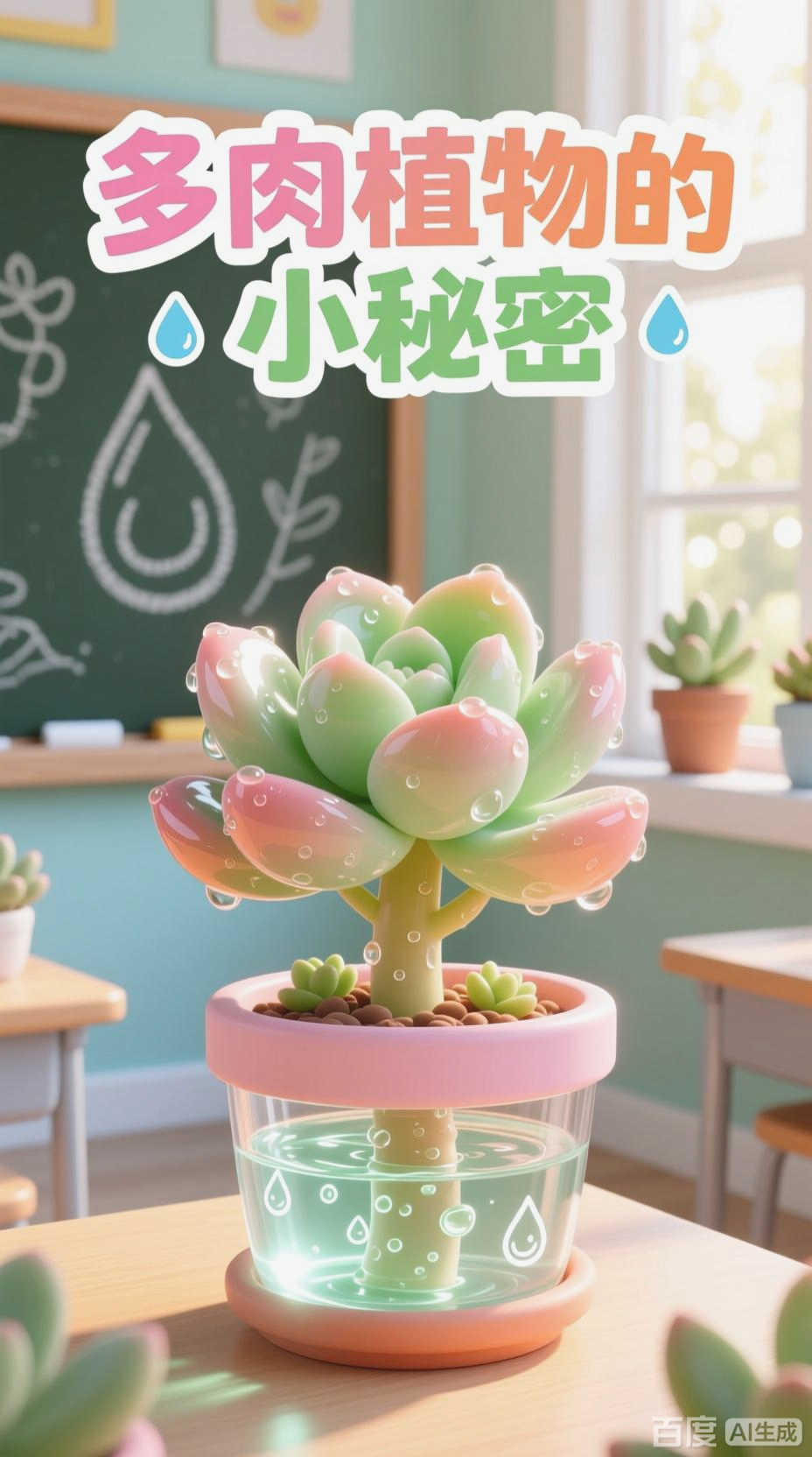 多肉植物：耐旱的小胖子