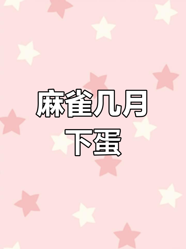 麻雀产蛋期揭秘:三月至四月是高峰,气候影响繁殖