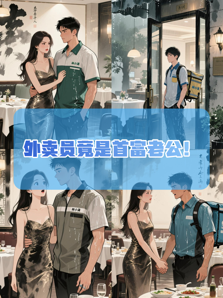 被嘲穷酸的外卖员，竟是首富隐婚老公！