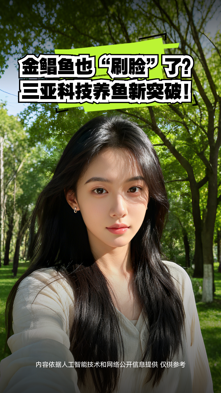 金鲳鱼也“刷脸”了？三亚科技养鱼新突破！