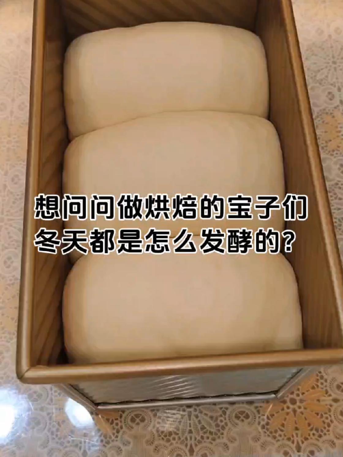 好多次刚把面团揉好就有事情忙要出去,现在冬天来了,也没有发酵箱,守着发酵的时间太长了,大家