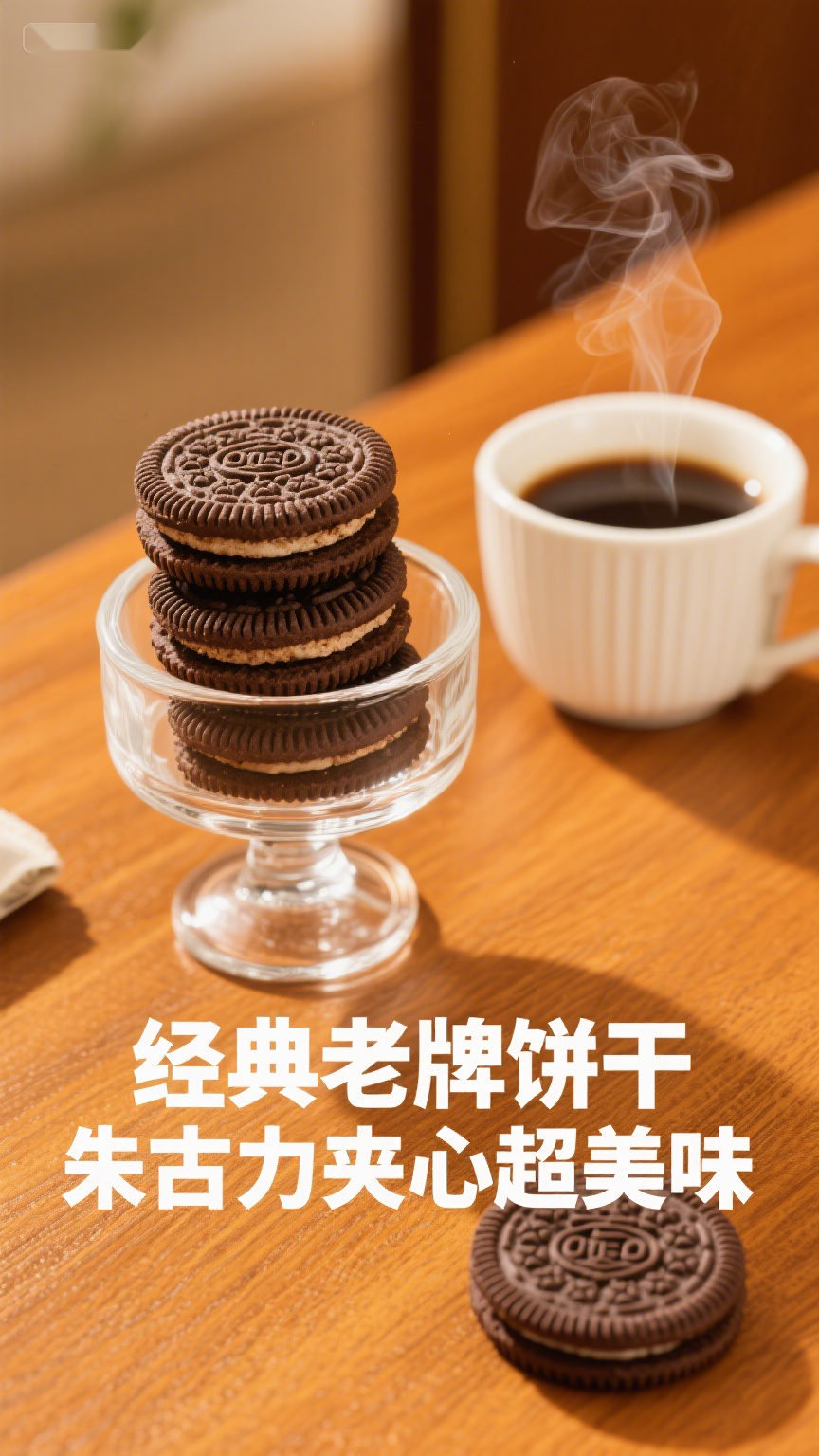 经典老牌饼干,朱古力夹心超美味