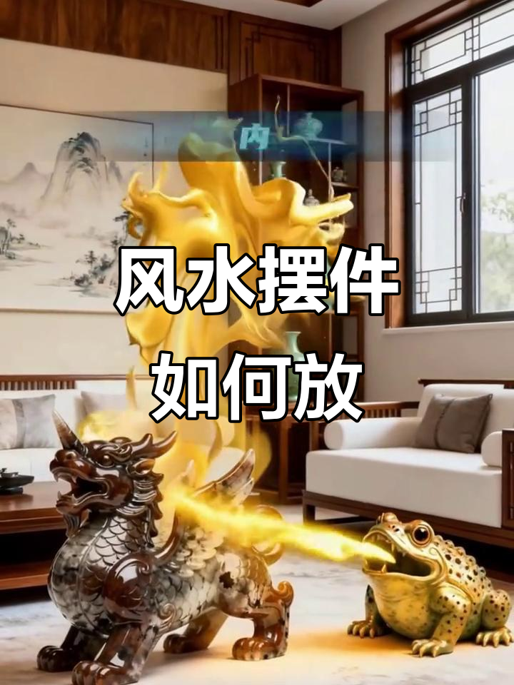 貔貅金蟾摆放有讲究,正确布局招财进宝