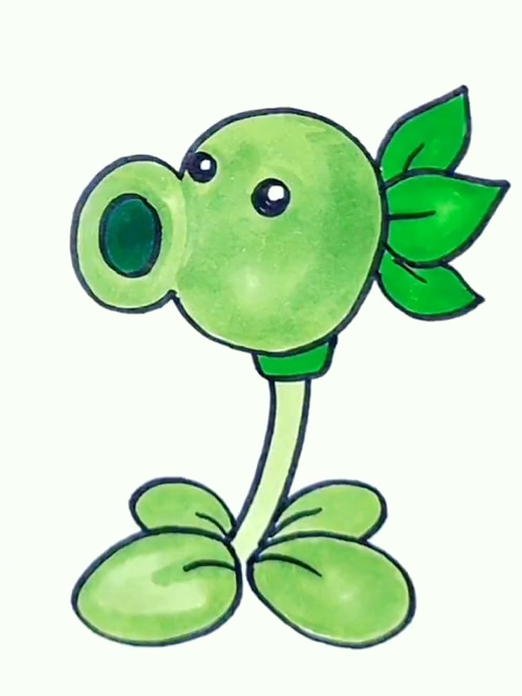 我学画画!植物大战僵尸简笔画跟