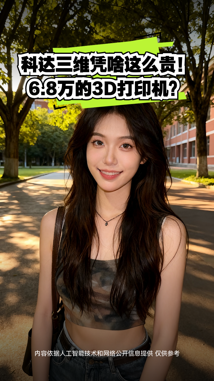 科达三维凭啥这么贵!6.8万的3D打印机?