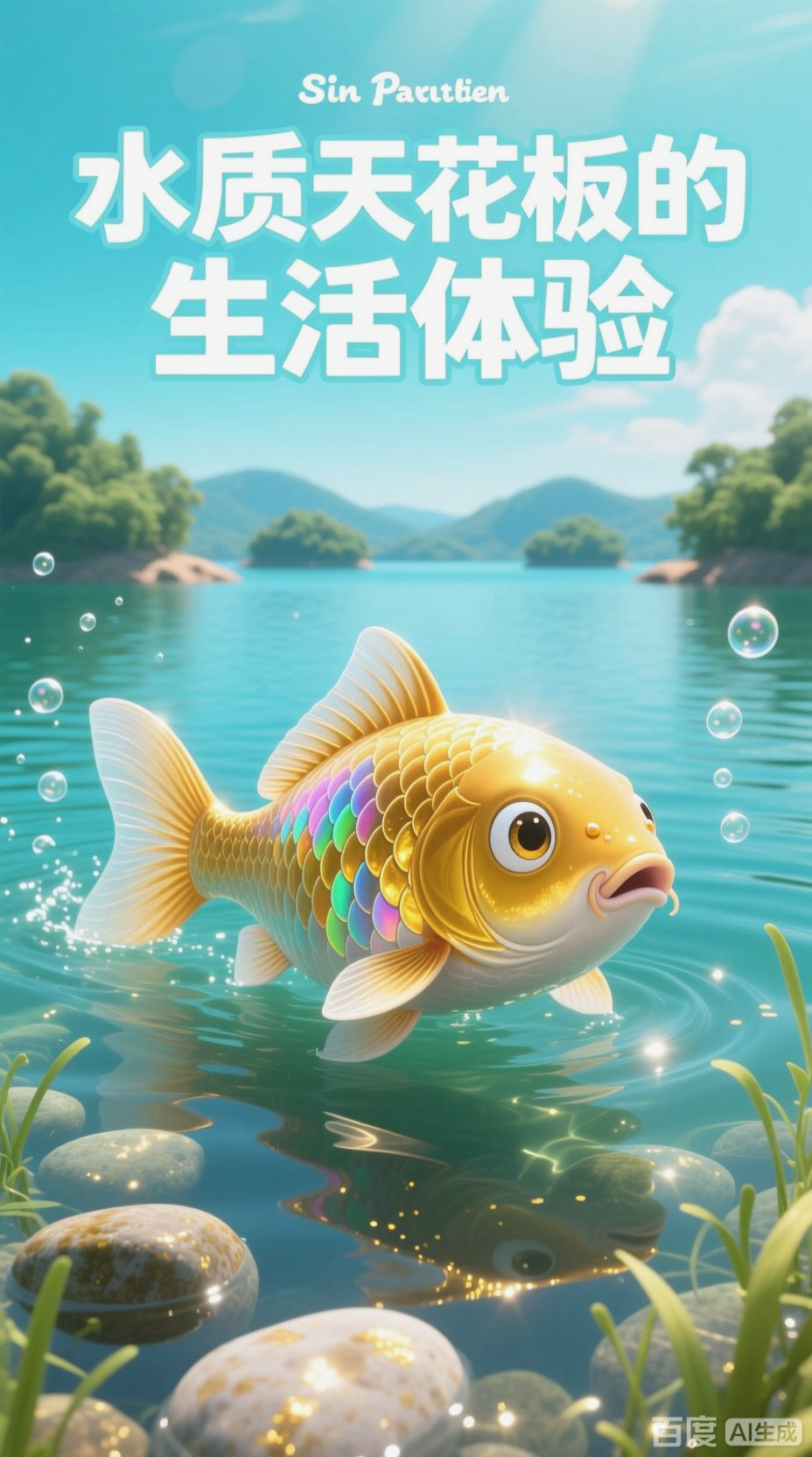 水质差异下的金鱼生活对比