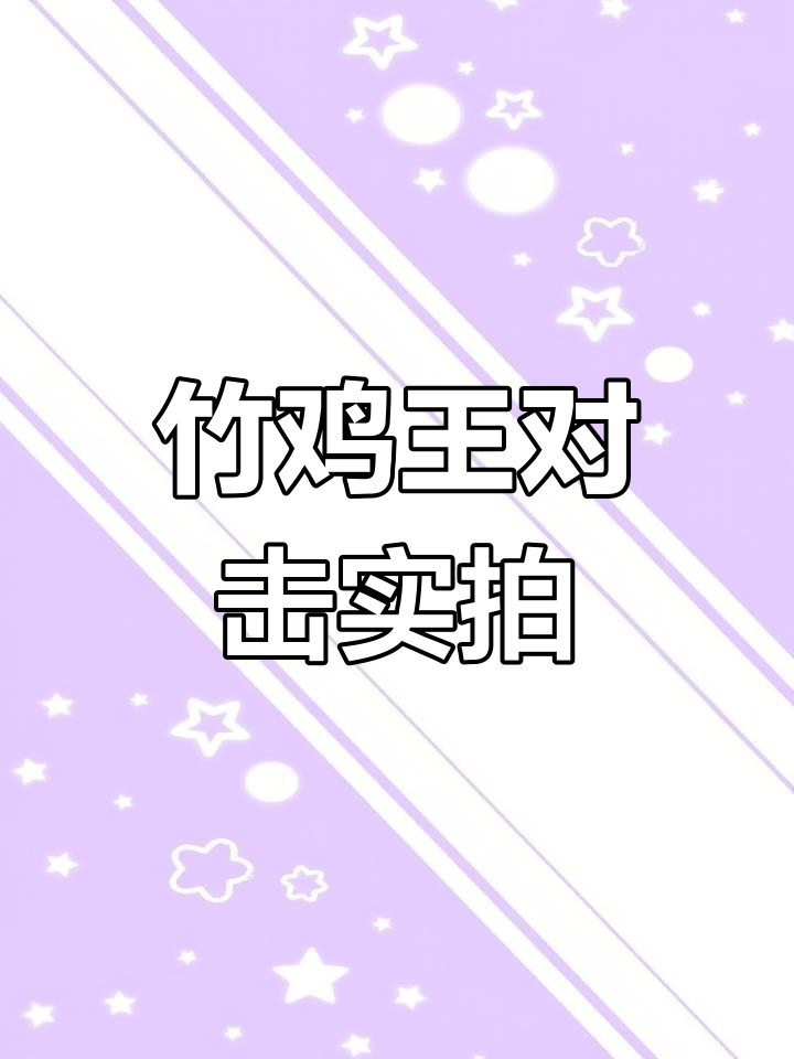 竹鸡王对决全过程,神奇魅力引诱公母激烈互动