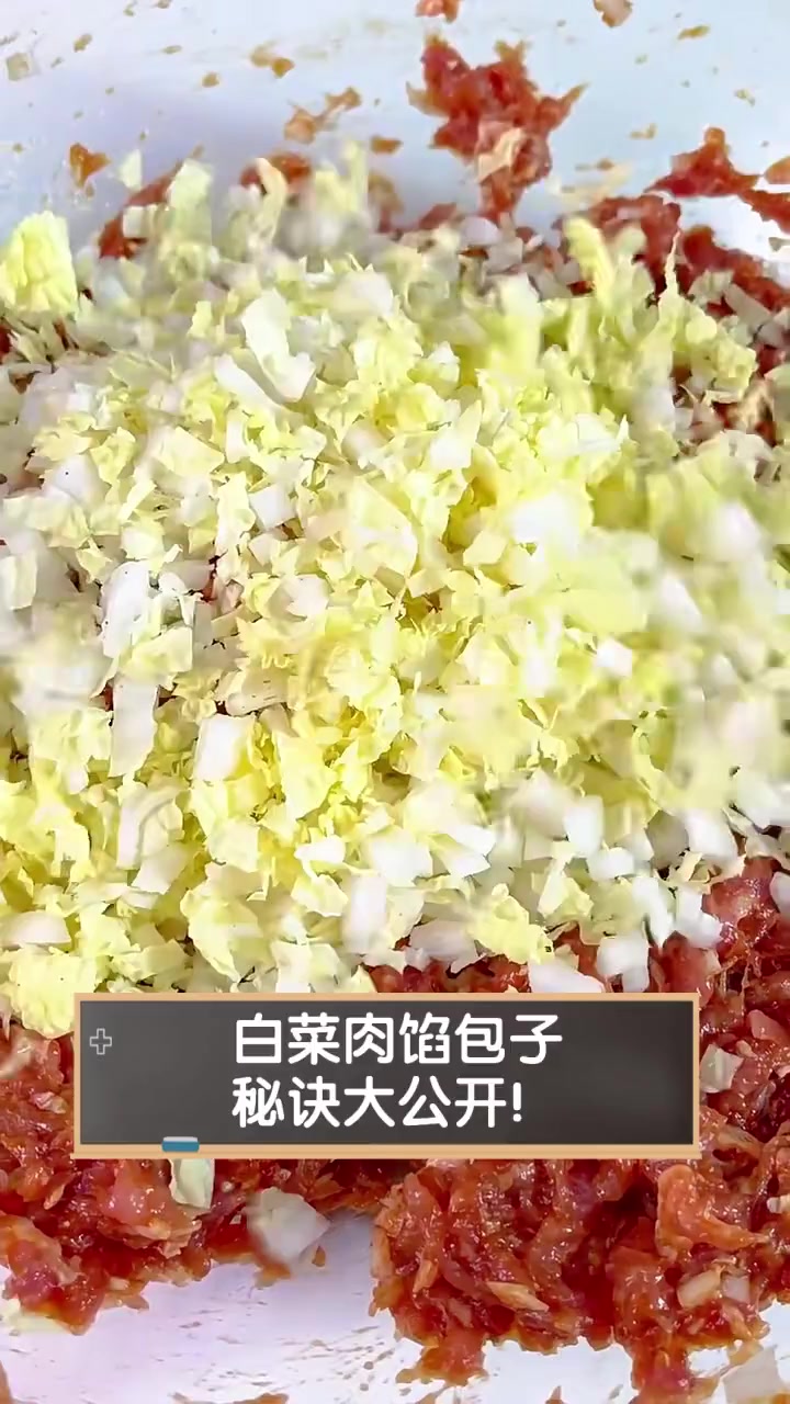 白菜肉馅包子,秘诀大公开!