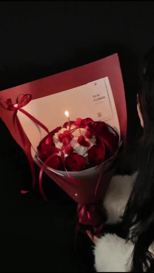 分享生日蛋糕花教程～