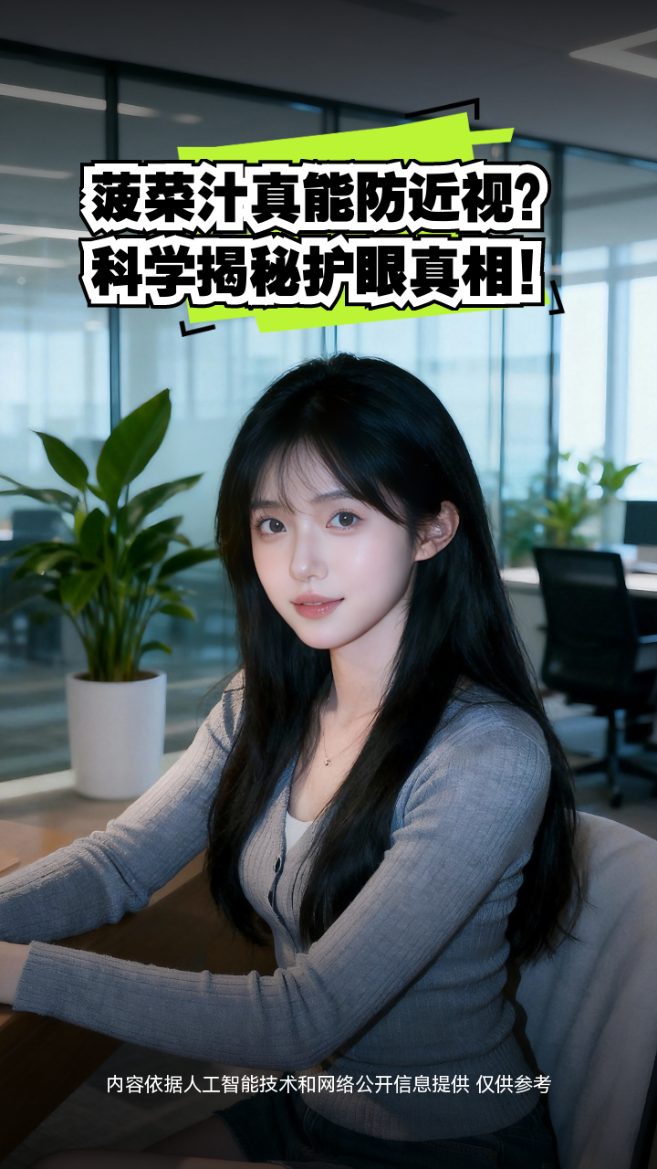菠菜汁真能防近视？科学揭秘护眼真相！