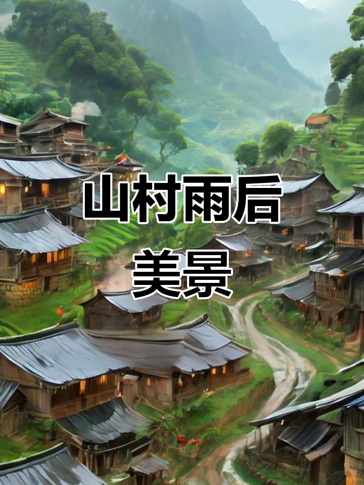 雨过山村:诗意山水与鸡鸣相融