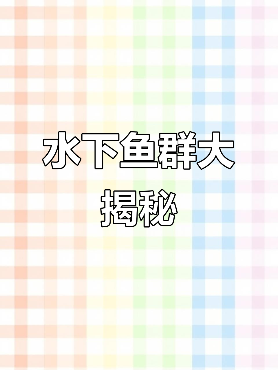 潜水员揭秘水下鱼群,成群结队悠然自得