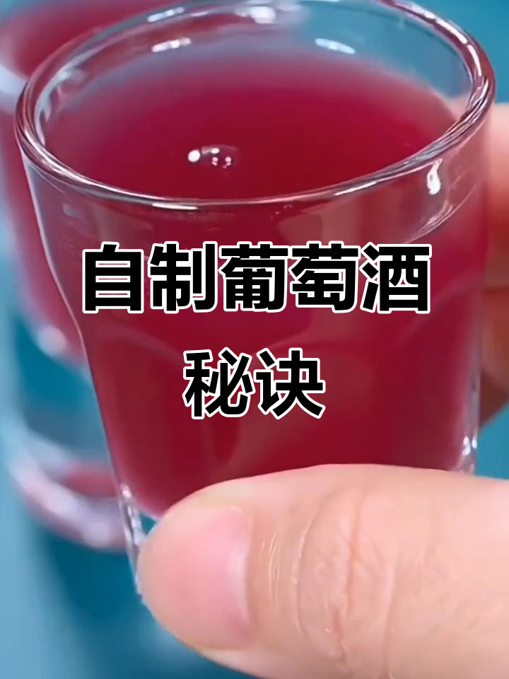 没想到自制葡萄酒这么容易,两天就能享用,香甜可口!