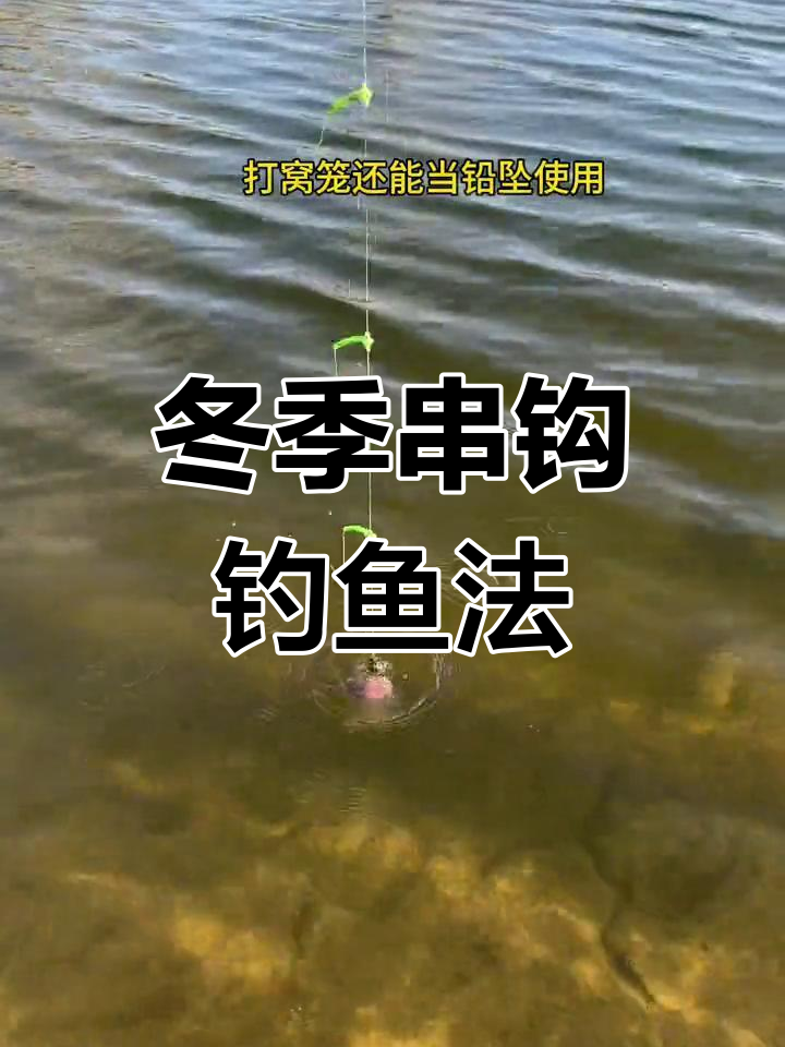 冬季串钩钓大板鲫技巧,轻松提升上鱼率