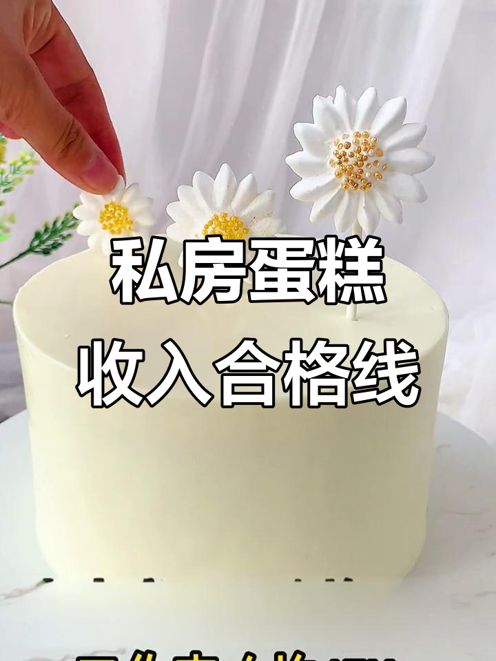 做私房蛋糕,月收入多少才算达标?家庭与工作室标准大揭秘
