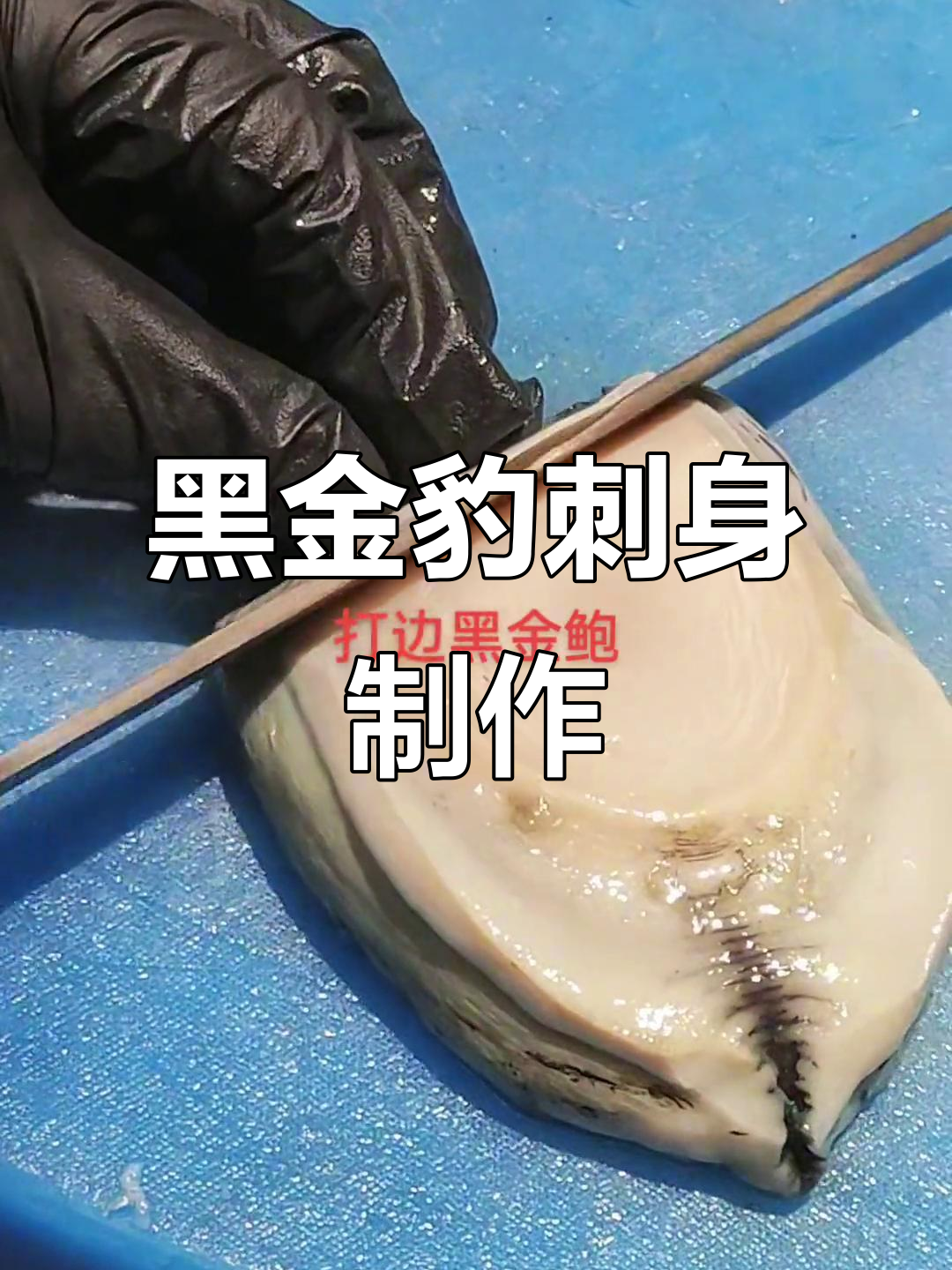 黑金豹刺身制作大揭秘,新鲜海鲜等你来挑战