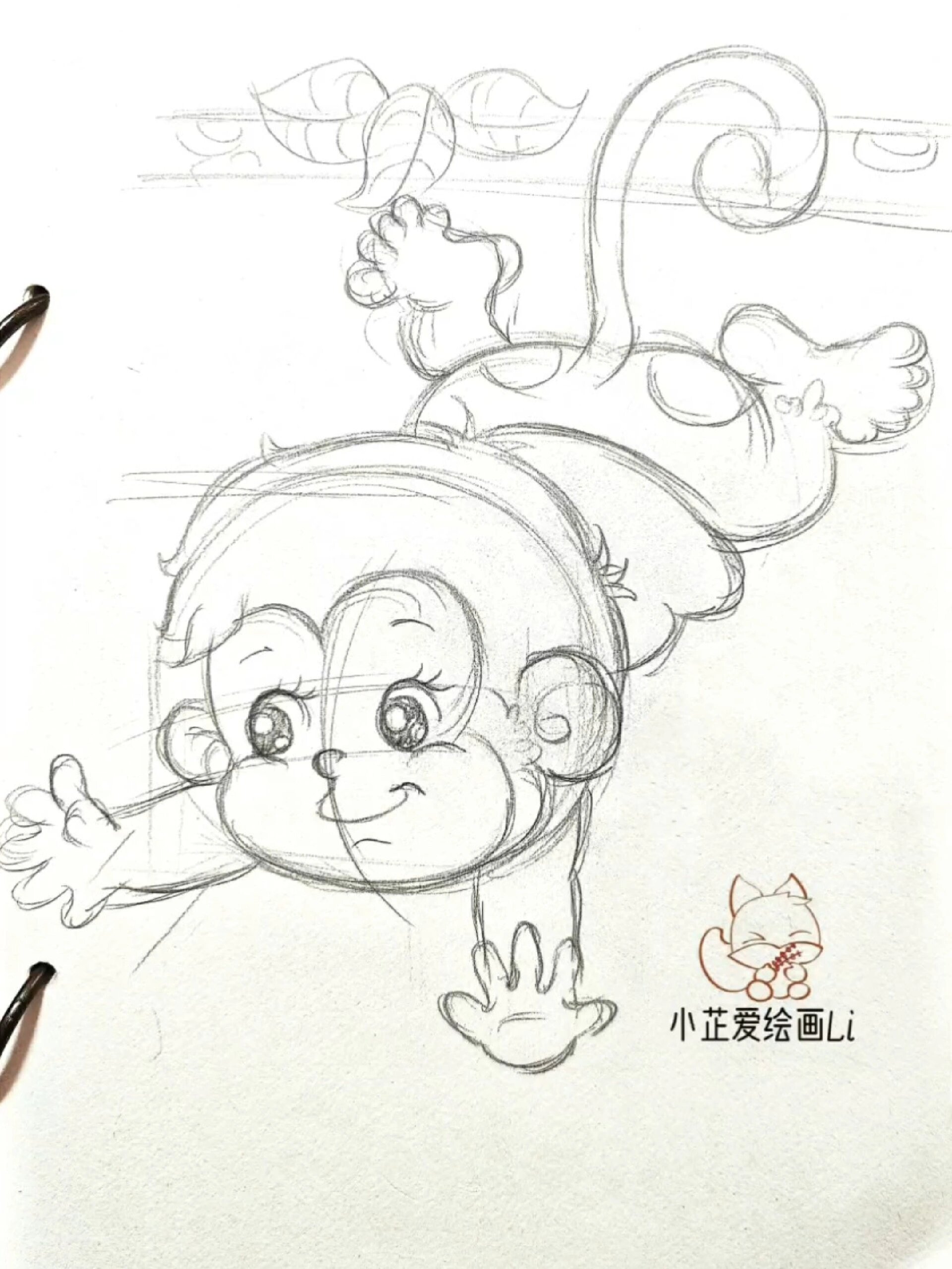 幼儿简笔画小猴子视频教学