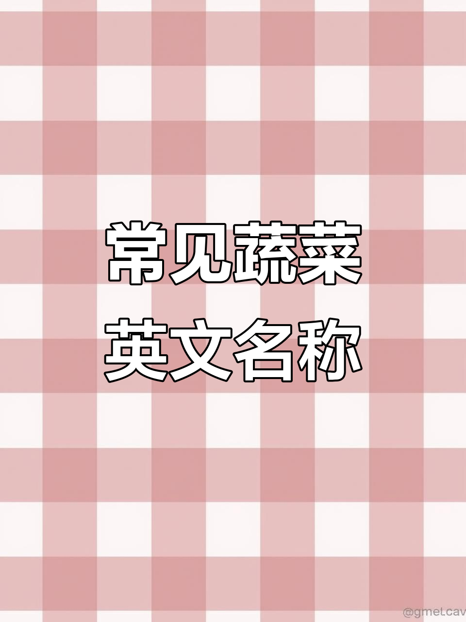 蔬菜英文大集合:从西红柿到秋葵,一学就会