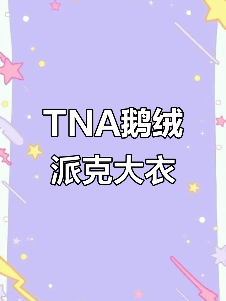 加拿大TNA鹅绒派克大衣，抗寒零下30度，时尚又保暖