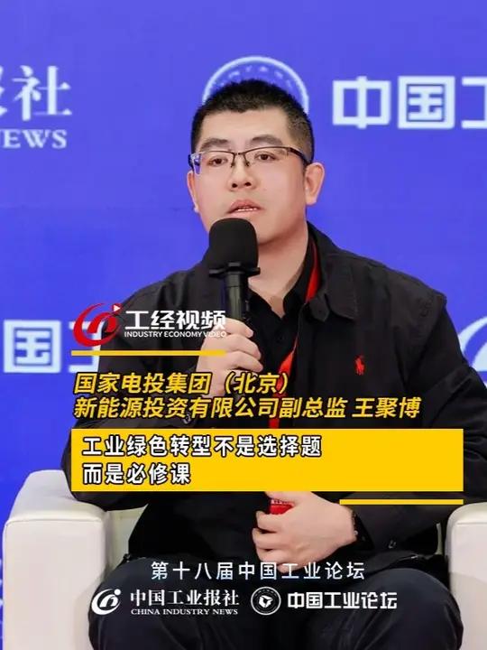 国家电投集团(北京)新能源投资有限公司副总监王聚博:工业绿色转型不是选择题而是必修课中国工