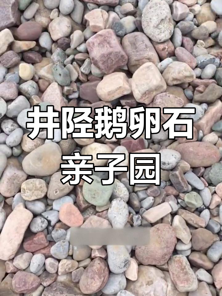 石家庄井陉鹅卵石打卡地,亲子游乐趣多
