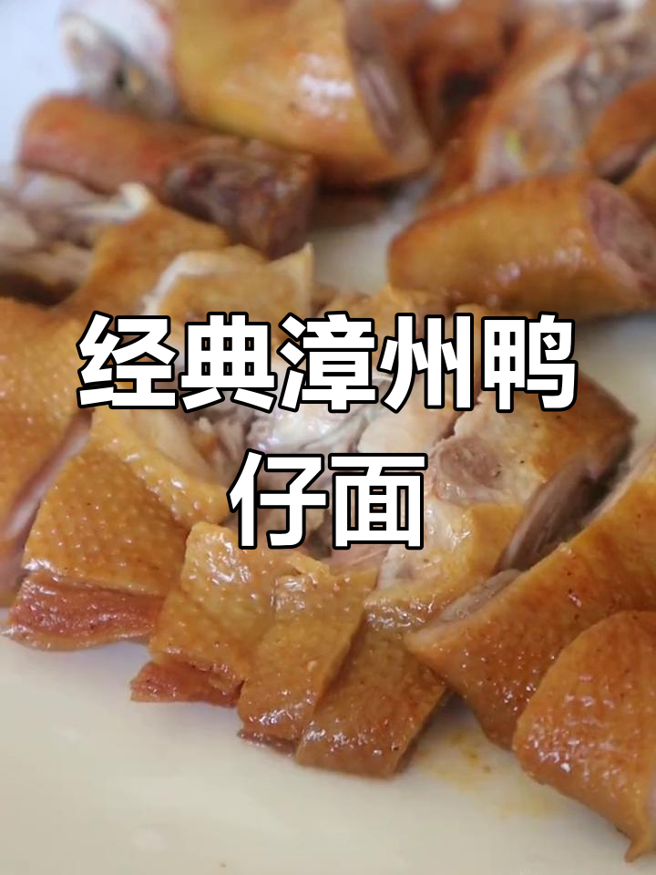 福建漳州特色鸭仔面,汤底浓郁美味