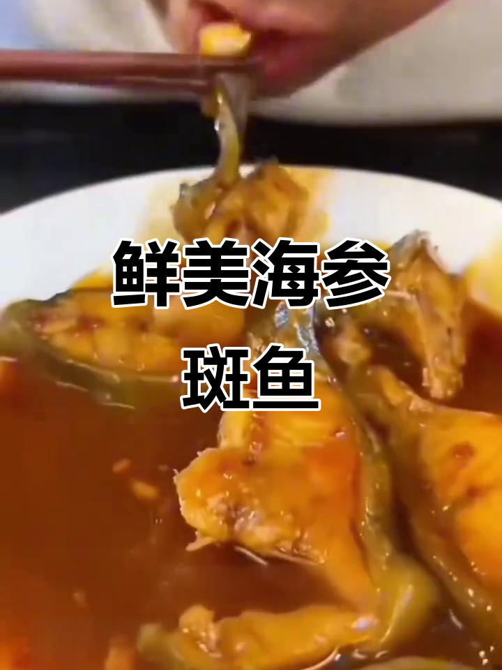 海参斑鱼肉质鲜嫩,无刺易嚼,老少皆宜!