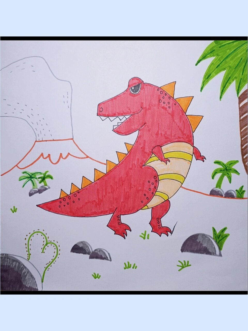 霸王龙 简笔画
